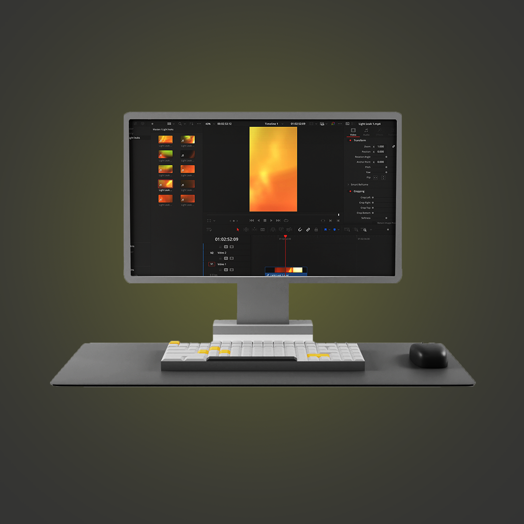 Light leaks overlays