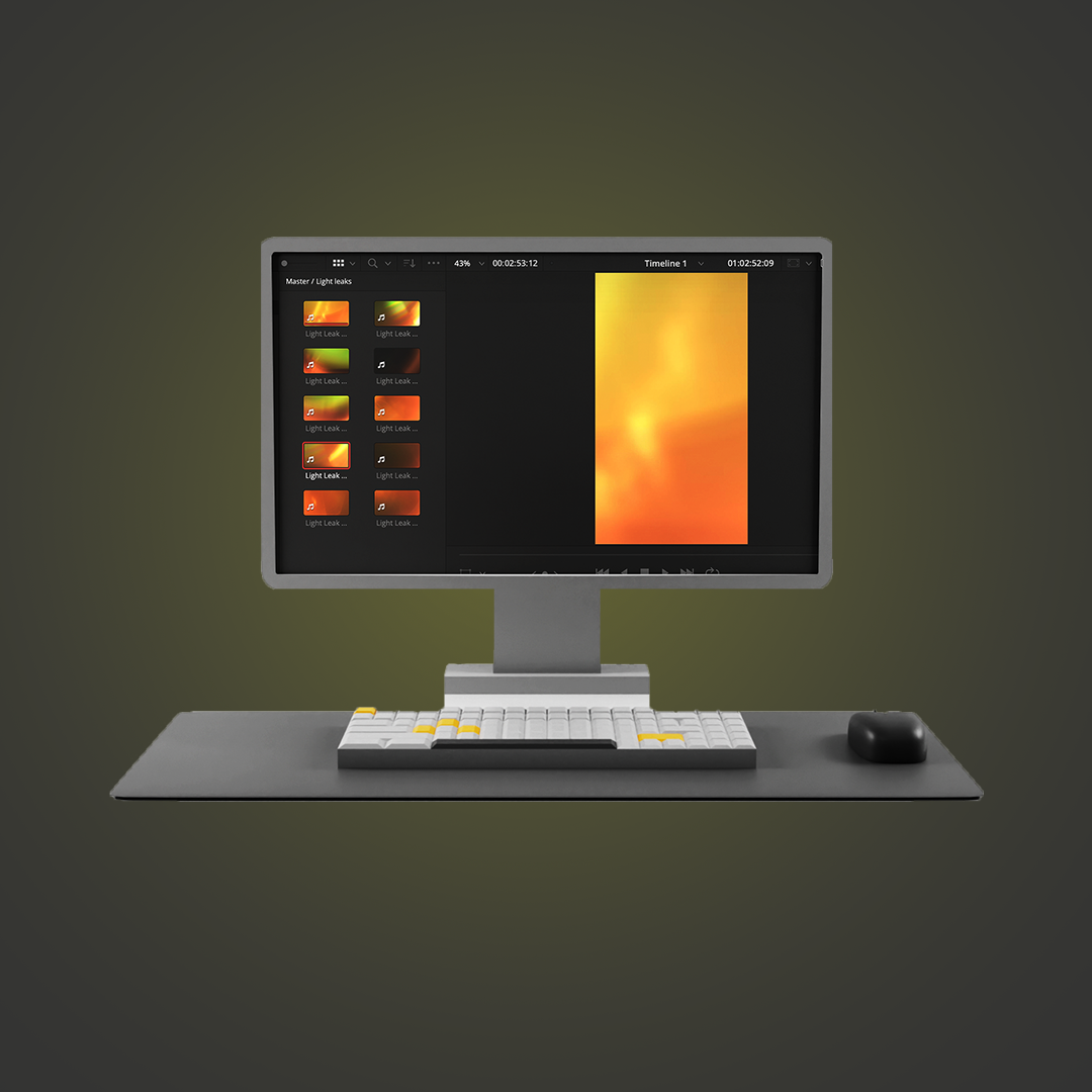 Light leaks overlays